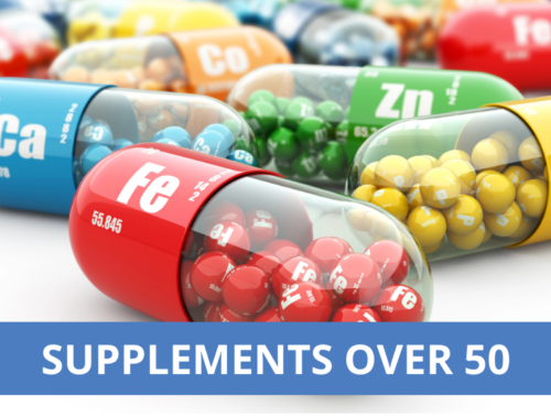 Various supplements on counter