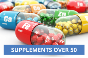 Various supplements on counter